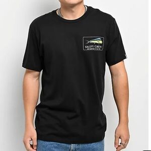 Men's‎ Salty Crew Black Tee Fishing